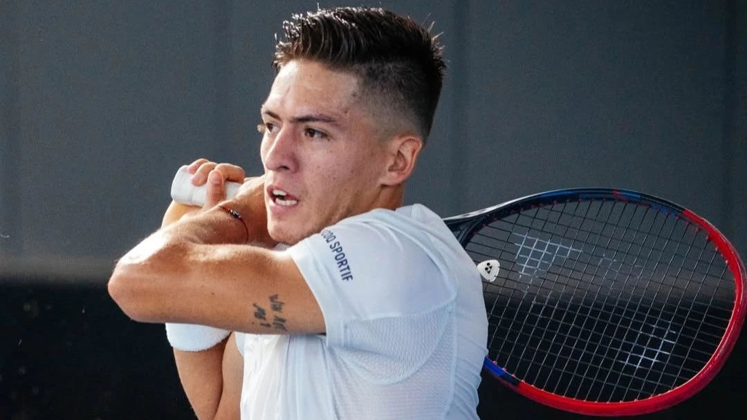 Seba Báez pasó por la academia de Rafa Nadal después de la gira asiática. Foto: @rafanadalacademy