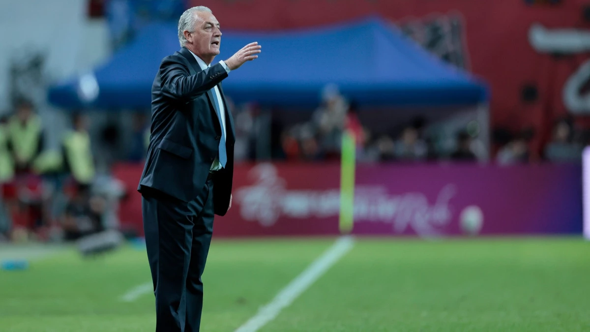 Paraguay, del técnico argentino Gustavo Alfaro, perdió frente a Corea del Sur. Foto: @albirroja