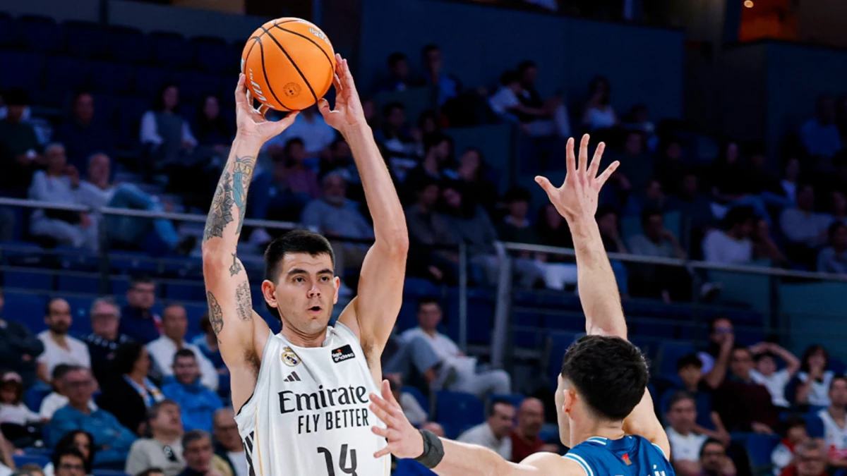 El Tortu ya se recuperó totalmente desde las molestias físicas. Foto: X Real Madrid Baloncesto.