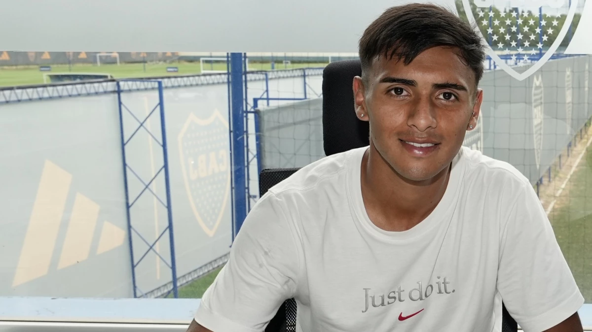 Milton Delgado, una de las grandes promesas surgidas en Boca Predio. (Foto: @BocaJrsOficial)