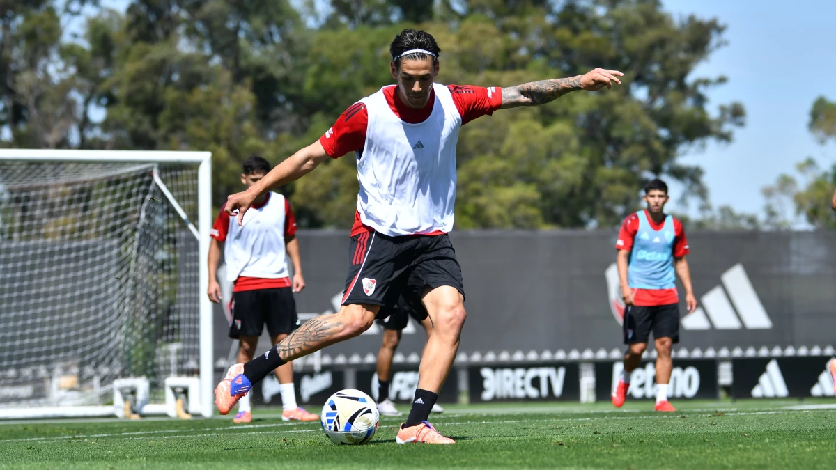 Foto: Prensa River. Lucas Martínez Quarta jugará de zaguero posiblemente en una línea de tres defensores.&nbsp;