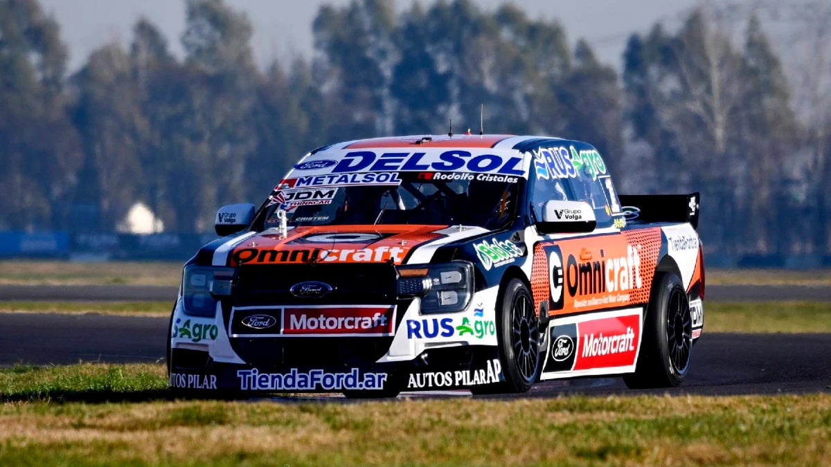 Juan Pablo Gianini se quedó con la pole entre las camionetas en el Mouras de La Plata. Foto: ACTC