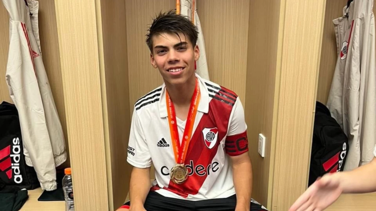 Santiago Espíndola, uno de los jugadores de River que tendrá este plantel “albiceleste” en Qatar