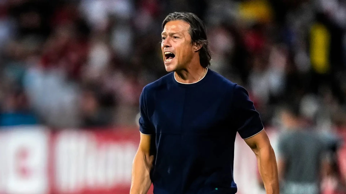 Matías Almeyda da indicaciones durante el partido ante Toledo por Copa del Rey. foto: @sevillafc.
