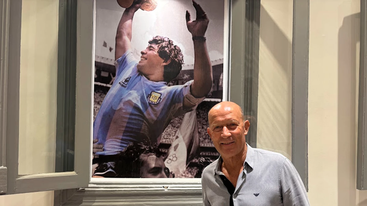 Gabriel Calderón, ex futbolista de la selección argentina de fútbol y compañero de Diego Maradona, dialogó con DEPORTV | Foto: &nbsp;Prensa&nbsp;