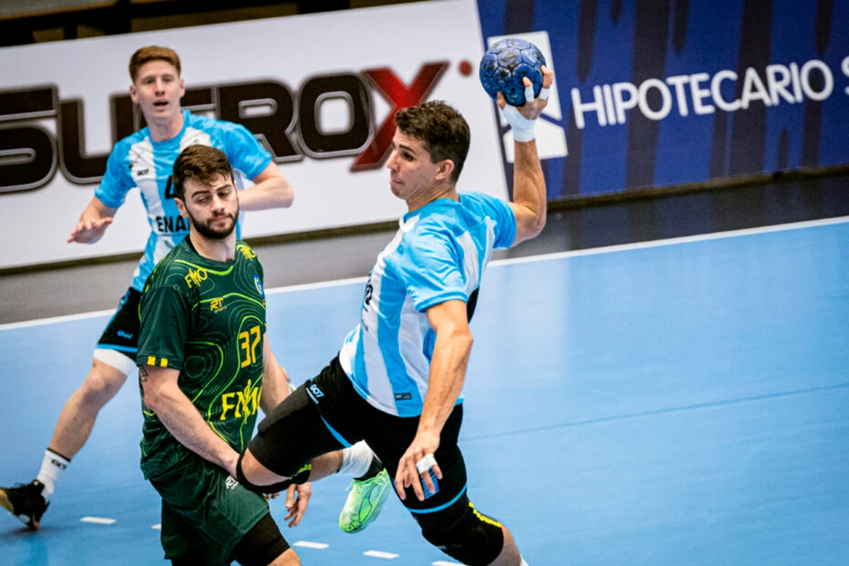 Argentina no pudo ante Brasil en un duelo de alto nivel disputado en la Casa del Handball Argentino | Foto: Prensa CAH