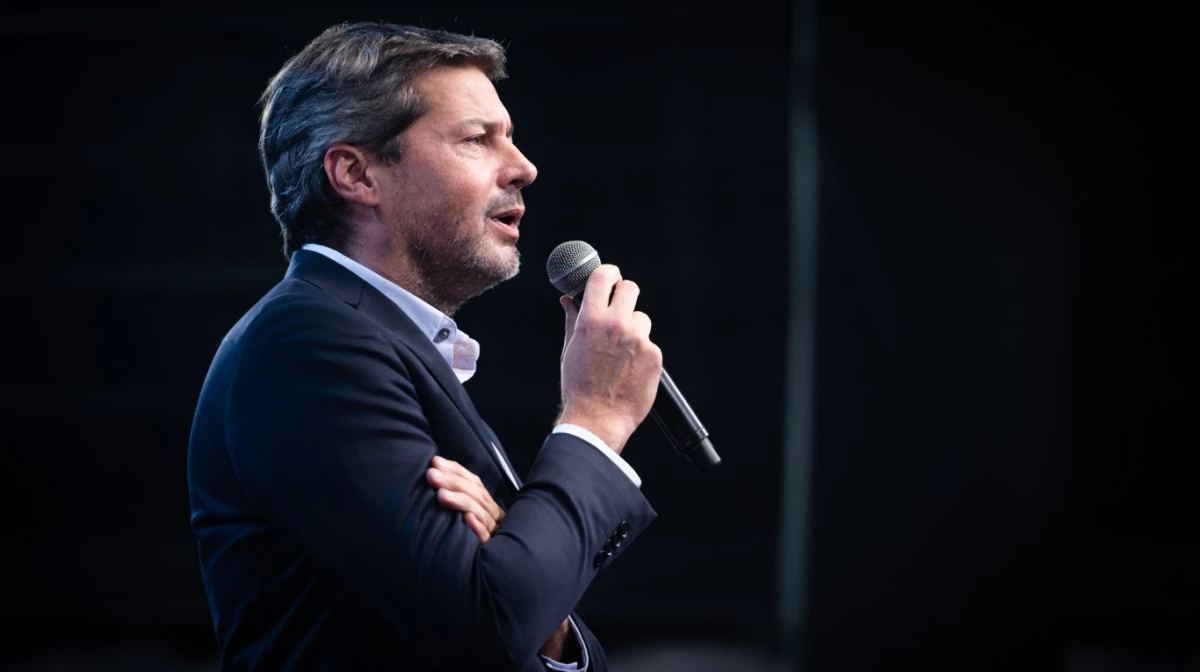 Lammens participó de la reunión en AFA (Foto: X@MatiasLammens).