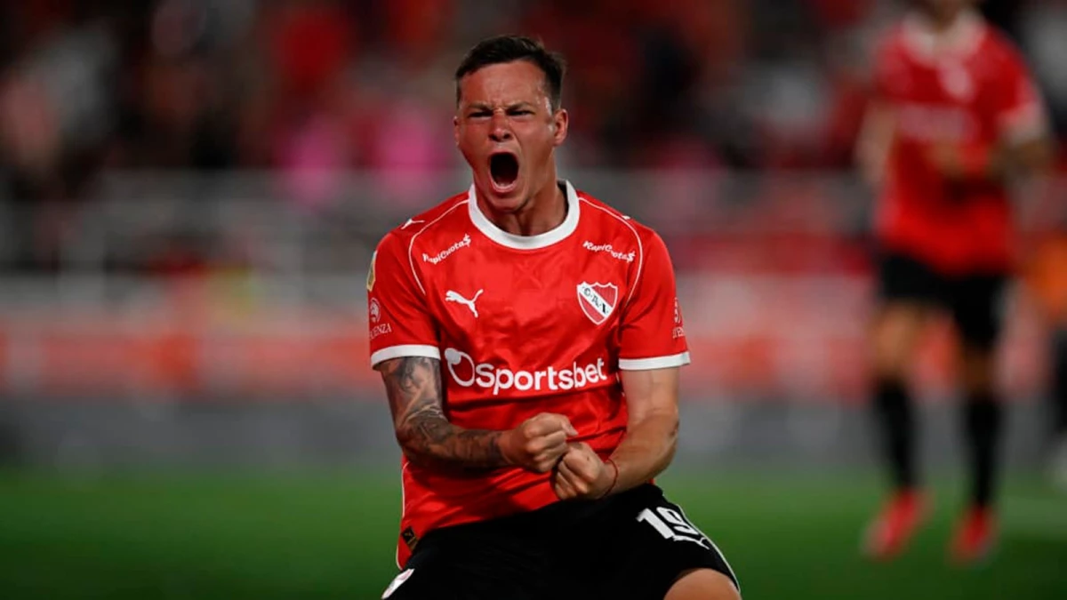 Foto: Fernando Gens. El uruguayo Abaldo abrió la cuenta en Avellaneda&nbsp;