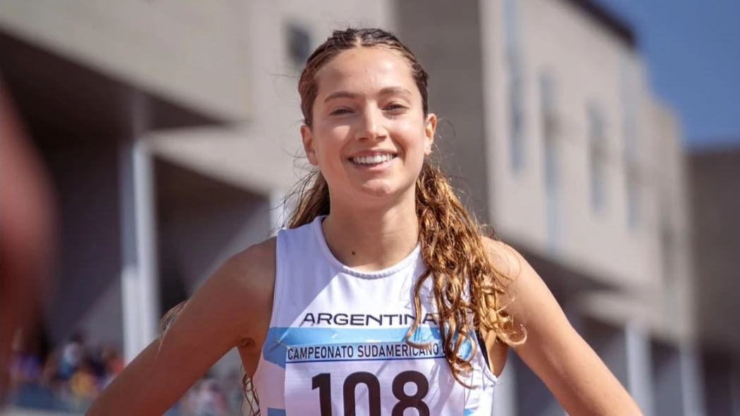 La marplatense Juana Zuberbuhler le dio la primera medalla de oro a la Argentina. Foto: @cada.atletismo