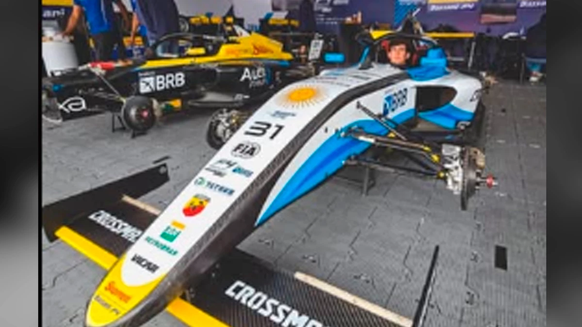 El cordobés Renzo Barbuy correrá con el “31” pintado de celeste y blanco. Foto: IG RenzoBarbuy