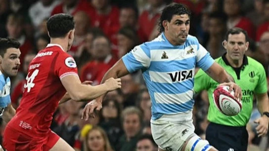 Foto: Pablo Matera jugó un gran partido y desde la tercera línea hizo aportes fundamentales