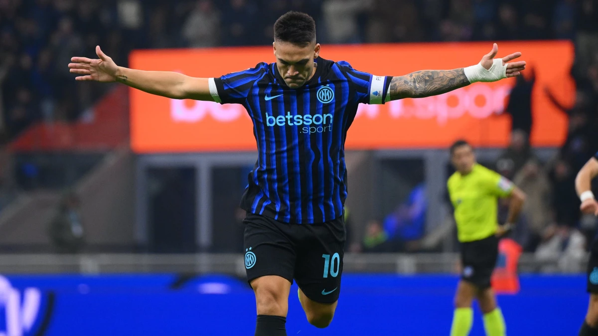 Foto: Lautaro Martínez le dio con su gol el liderazgo a Inter en la Serie A y es el máximo artillero del Calcio.
