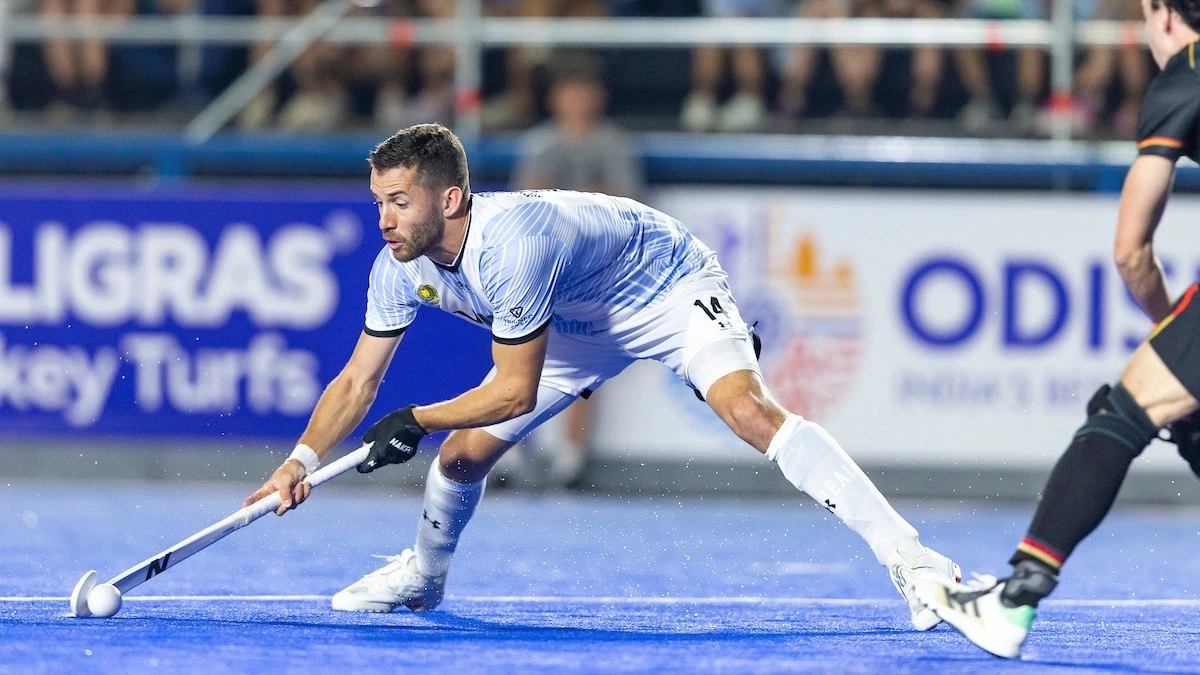 Nicolás Della Torre ternado para el premio Hockey Stars. Foto: Prensa CAH