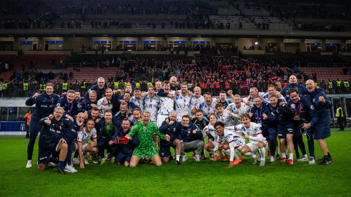 Foto: “X” de Fotballandslaget (@nff_landslag).