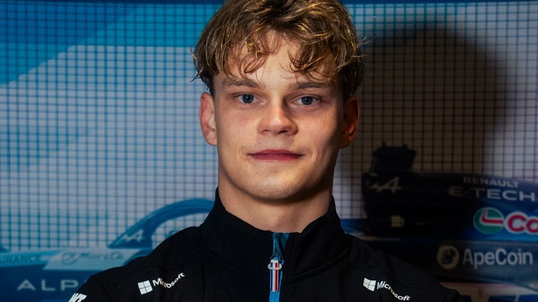 El estonio Paul Aaron, de 21 años, reemplazará al francés Gasly en la primera sesión de ensayos en Abu Dhabi. (Foto: @AlpineF1Team)