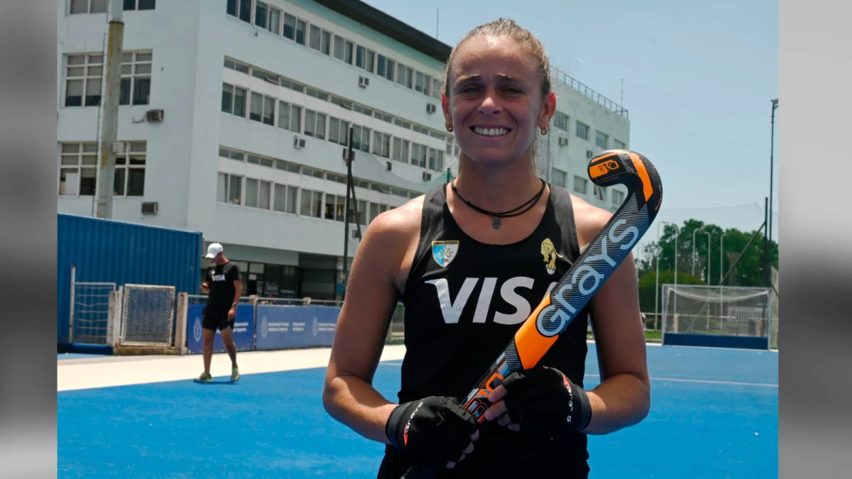 Vicky Sauze Valdéz, la Leona tucumana que inauguró la Liga de India y ahora quiere ganar la PRO League. Foto: Alejandro Santa Cruz.