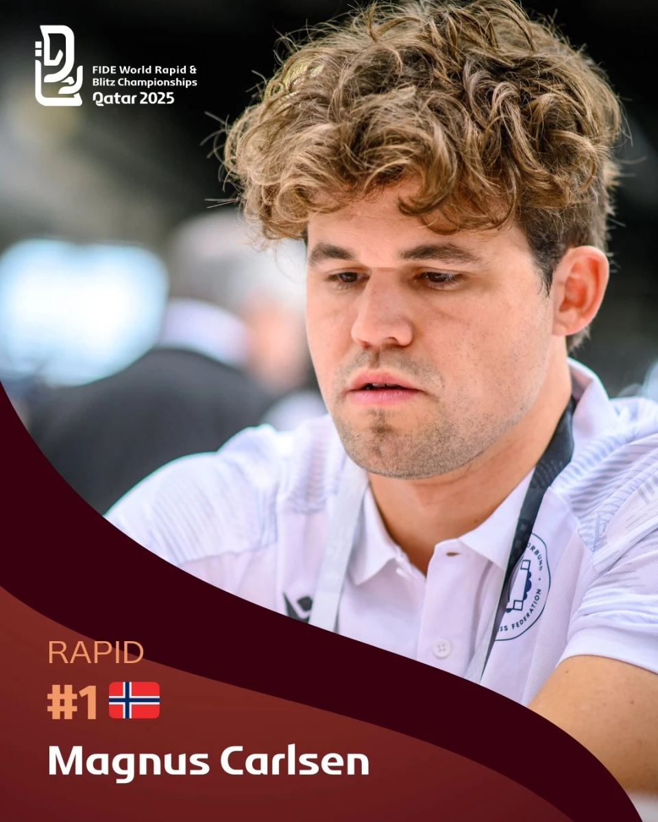 Foto:@FIDE_chess. Estará el número 1 del mundo, el excampeón Magnus Carlsen