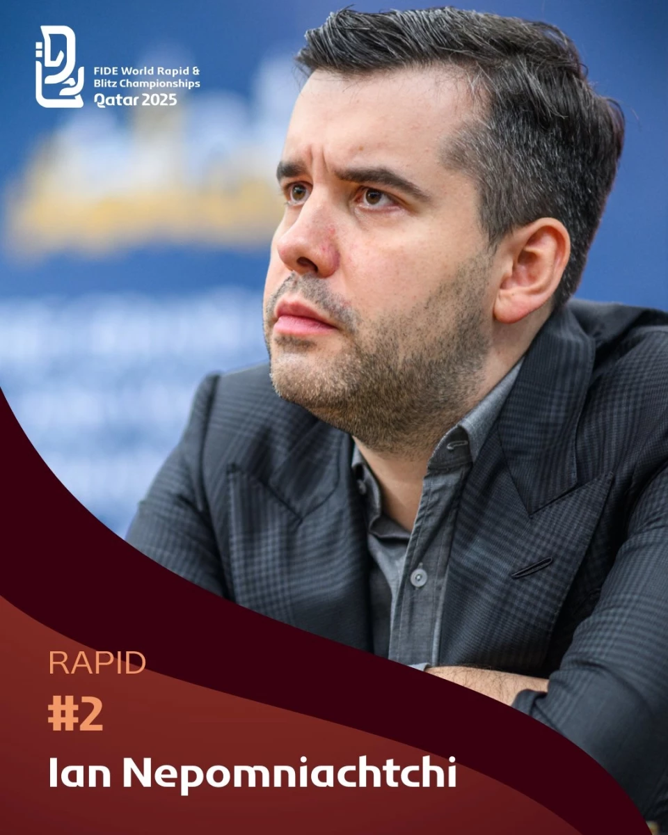 Foto:@FIDE_chess. El ruso Ian Nepomniachtchi será uno de los concursantes