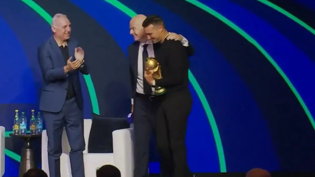 Foto de la transmisión oficial de la FIFA.