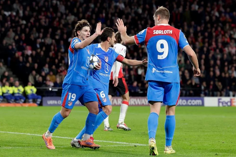 Julián empató el partido del Atlético de Madrid | Foto: UEFA
