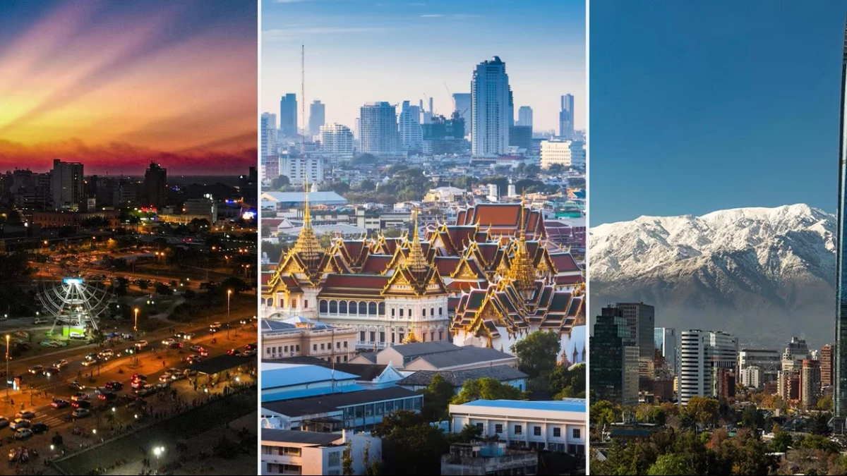 Asunción, Bangkok y Santiago, las tres ciudades candidatas. Foto: COI.