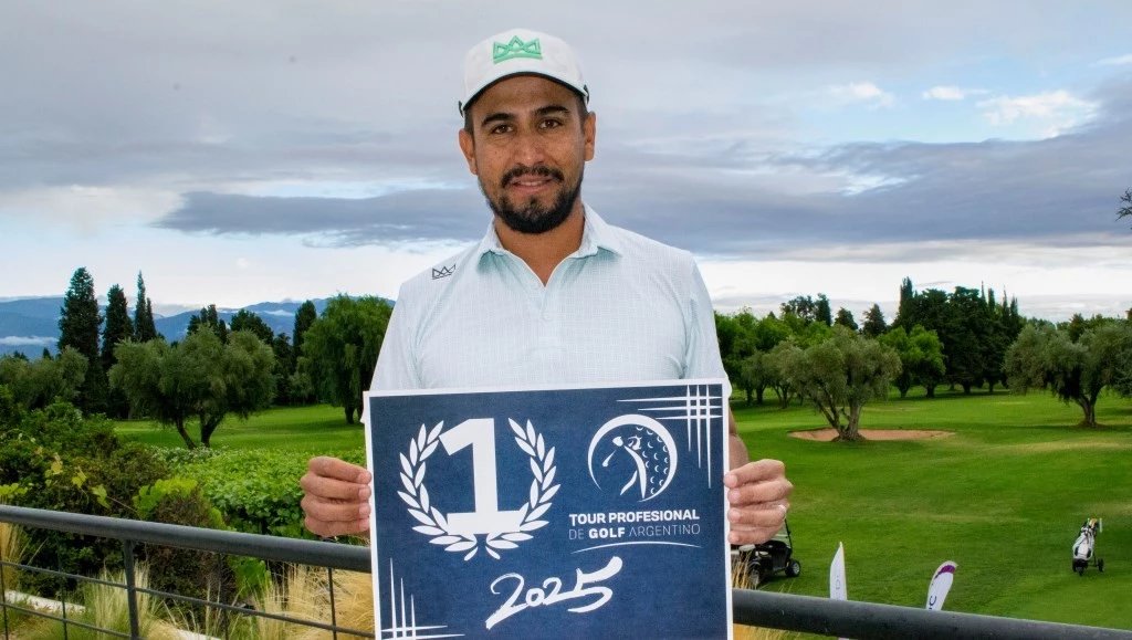 Foto: Prensa TPGA. Franco Romero resultó el ganador en el ranking nacional de la temporada 2025