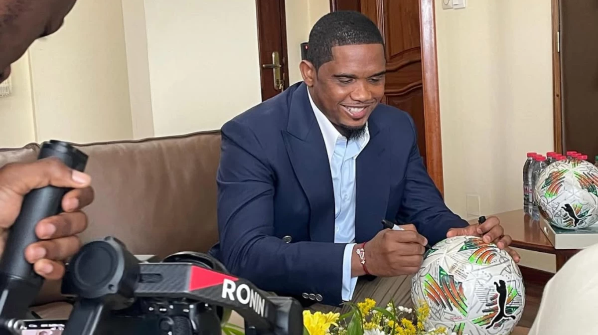 Samuel Etoo, en medio de una polémica que lo envuelve como presidente de la Federación de Fútbol de Camerún (Foto: IG@samueletoo).