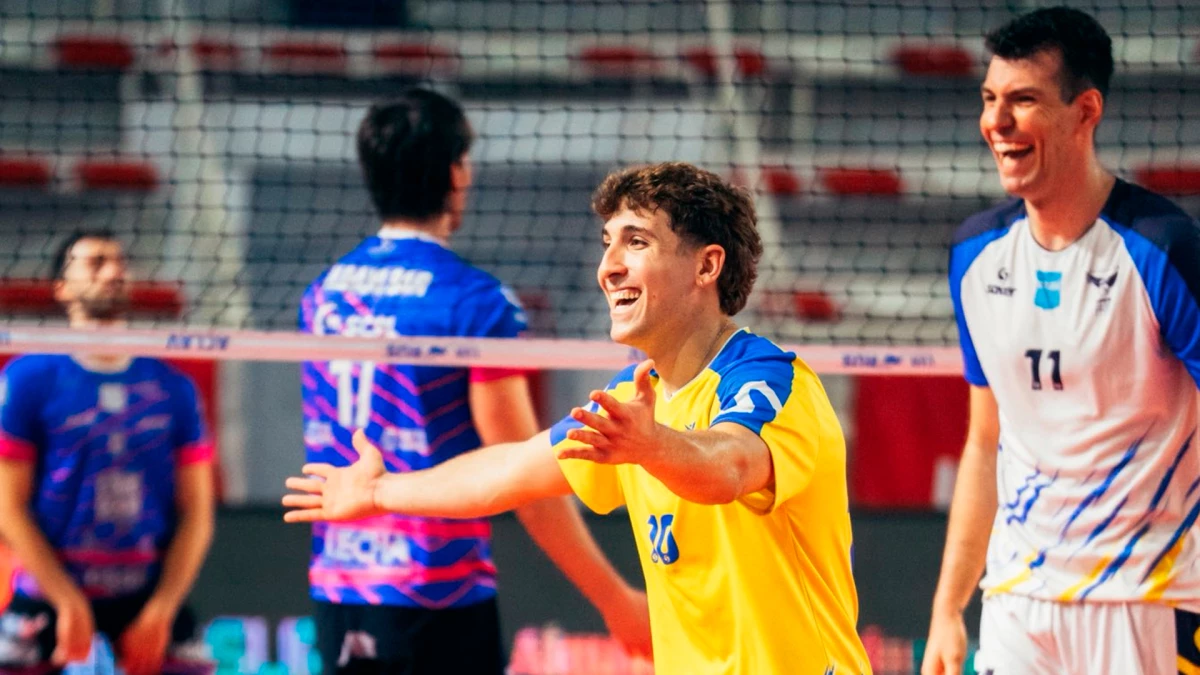 UPCN V´ley San Juan debutó con un triunfazo ante Waiwen de Comodoro Rivadavia en Morón | Foto: Prensa ACLAV