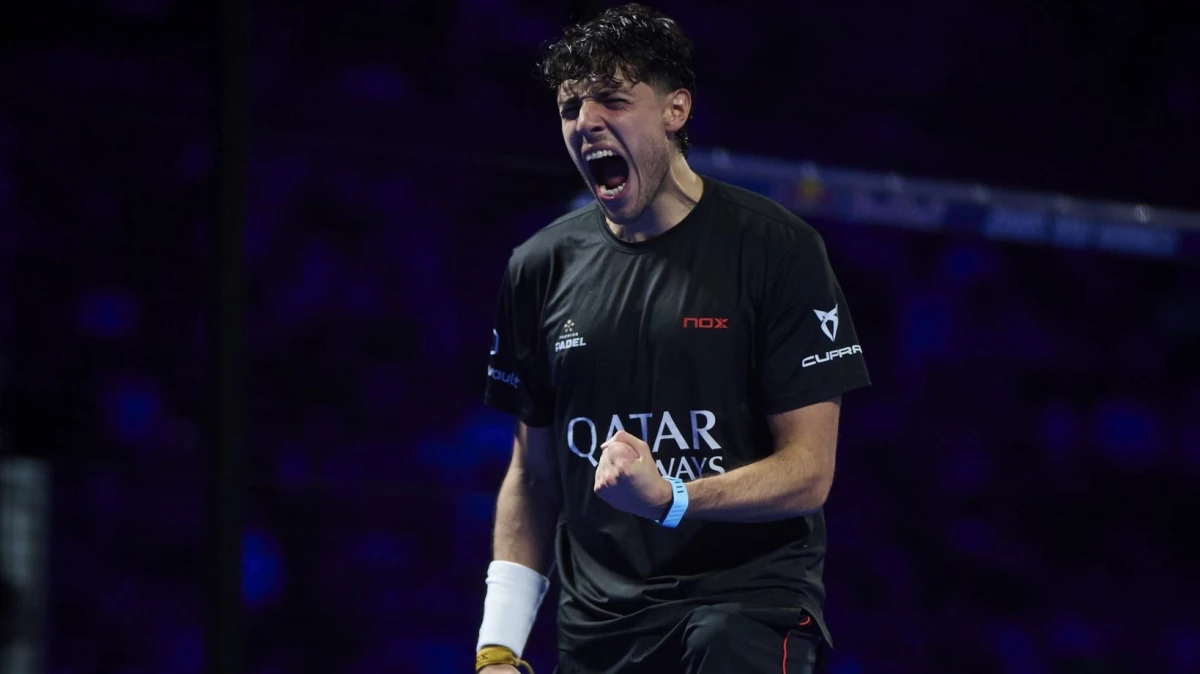 El festejo del Mozart de Catamarca. Foto: Premier Pádel.