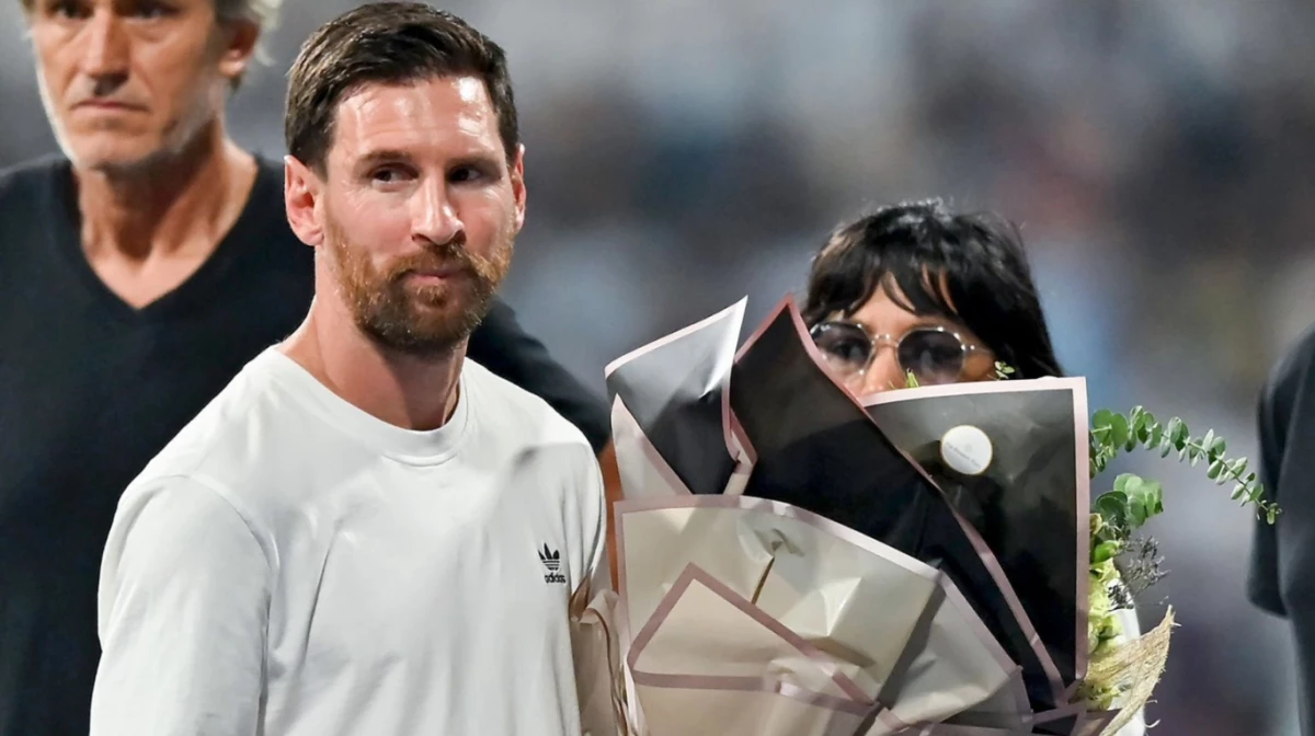 Messi visitó cuatro ciudades de la India (Foto: X@M10GOAT).