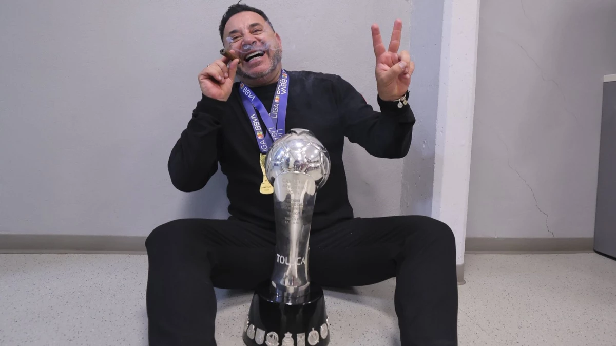 El Turco, bicampeón del fútbol mexicano. Foto: @TolucaFC