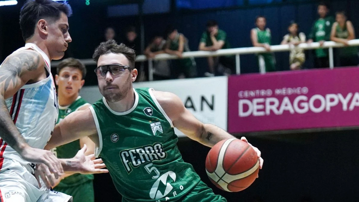 Foto: El líder Ferro fue derrotado en su casa por Quimsa.