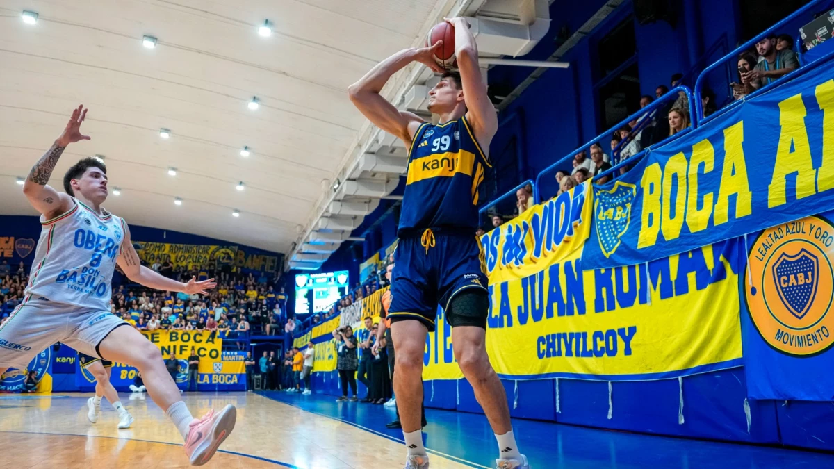 Foto: El irregular Boca cayó sin atenuantes ante el sólido Oberá TC en la Bombonerita.