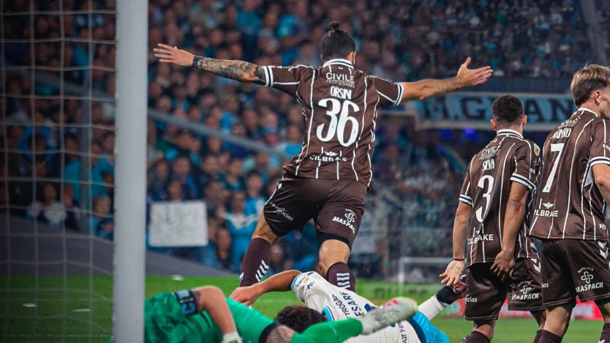 Orsini le marcó a Racing y lo eliminó en el Clausura. Foto: X Platense.