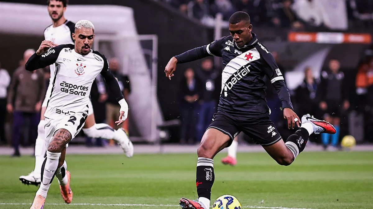 Foto: Corinthians y Vasco da Gama dejaron para el próximo domingo la definición de la Copa de Brasil.