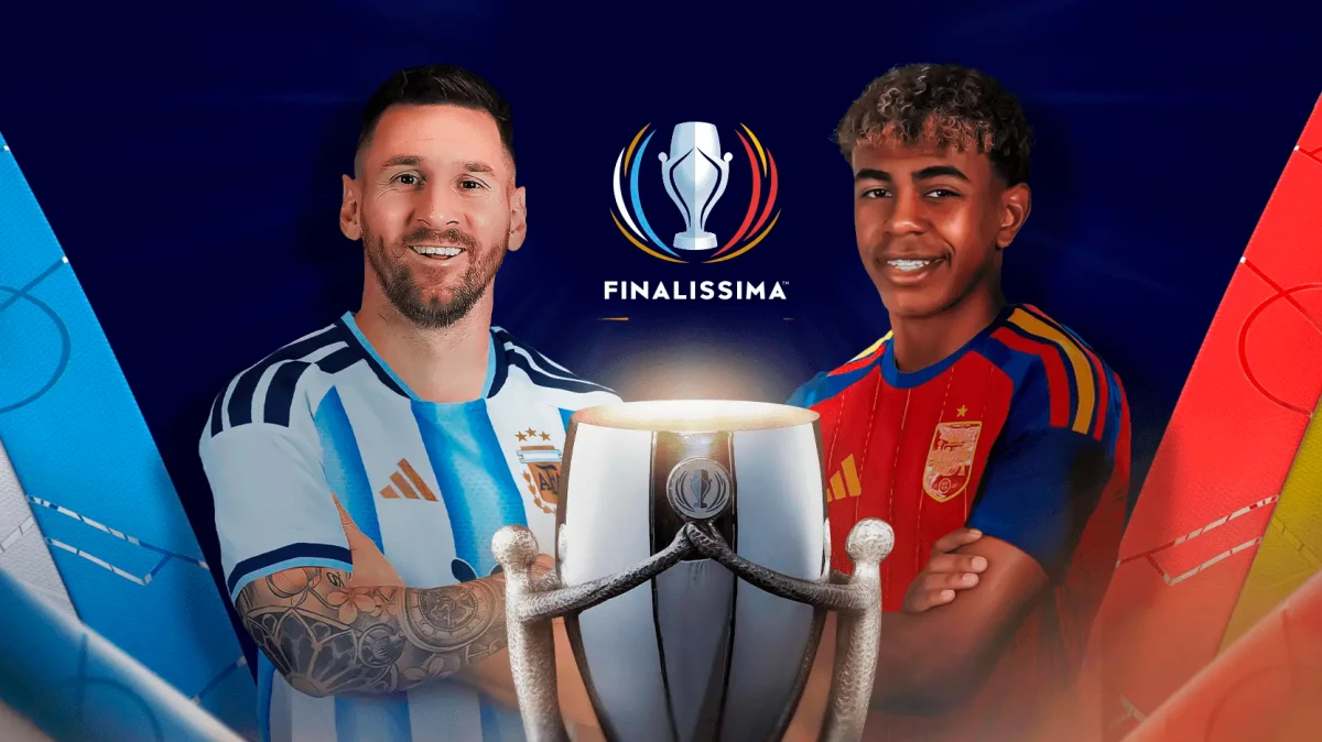 Messi vs. Lamine Yamal, el duelo de todos los tiempos. Foto: Conmebol.