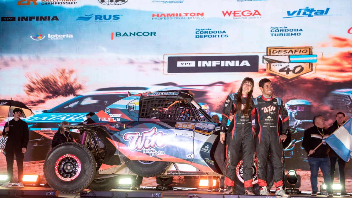 Los campeones del Mundo, Nicolás Cavigliasso y Valentina Pertegarini serán parte del Desafío Ruta 40 | Foto: Prensa Desafío Ruta 40