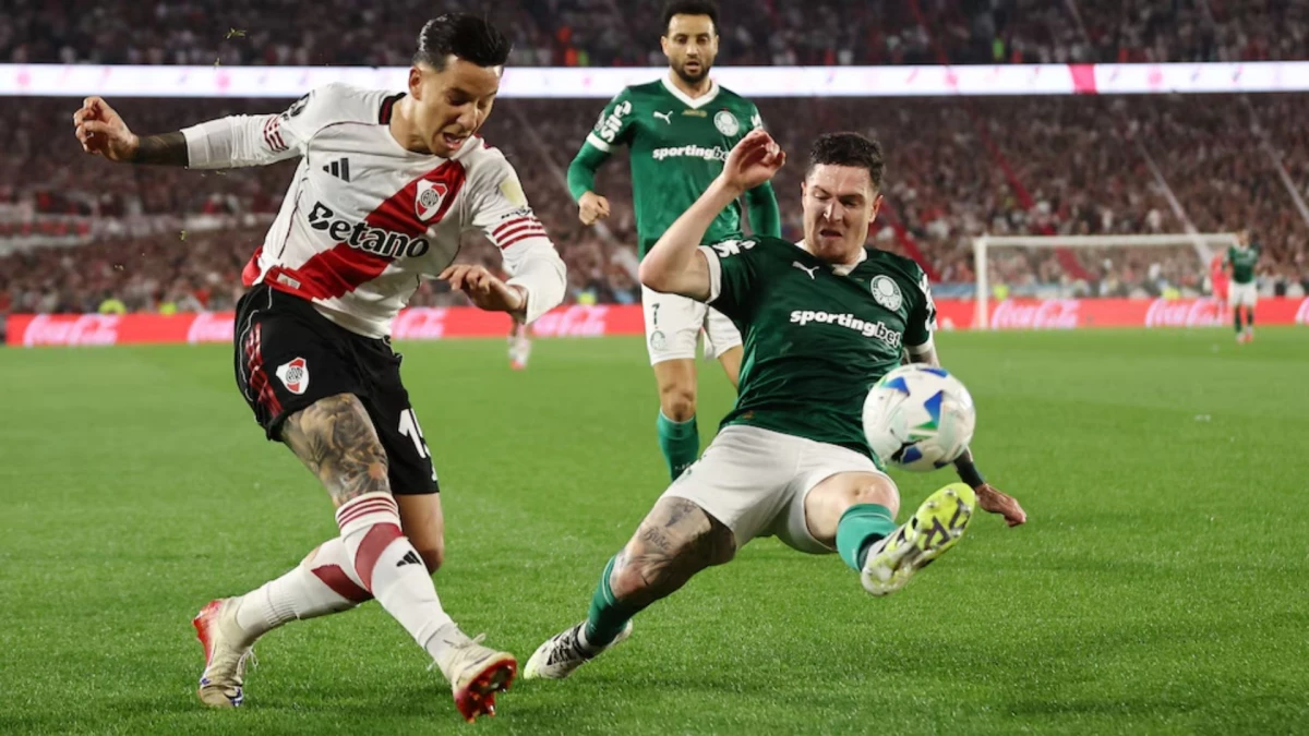 Moreno vs. River en la Libertadores 2025. Foto: Instagram Aníbal Moreno.