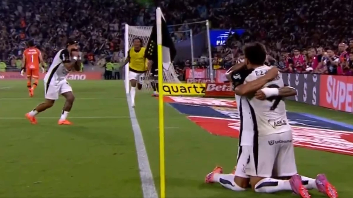 Corinthians le ganó a Vasco y es campeón de la Copa de Brasil | Foto: captura de transmisión