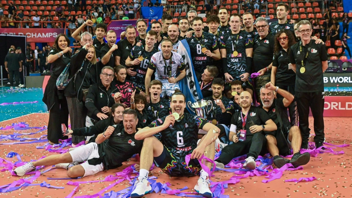 Loser y Solé campeones del Mundial de Clubes de Vóleibol con Perugia.