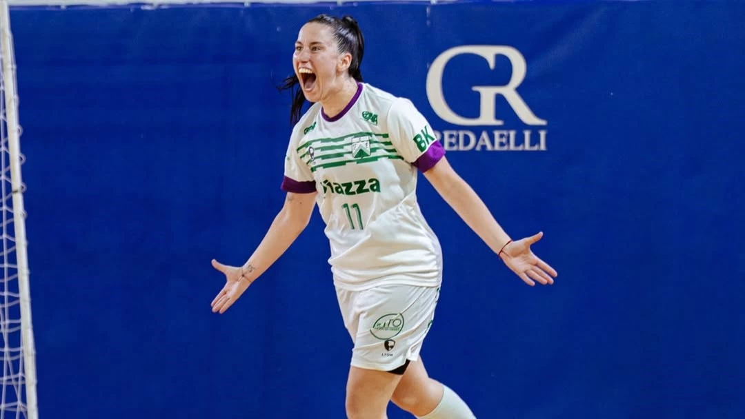 Lucía Rossi, mundialista con la Selección, marcó un doblete. Foto: @ph_nahuelucas