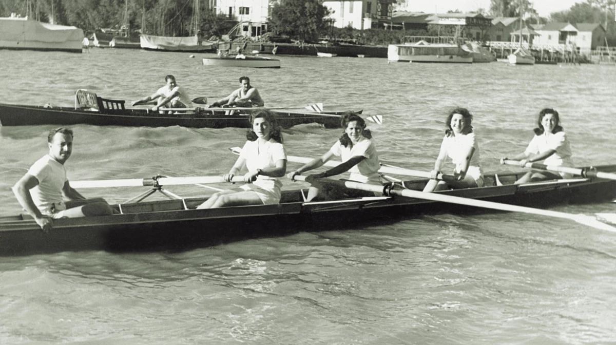 El remo, una disciplina fundacional (Foto: Prensa Náutico Hacoaj).