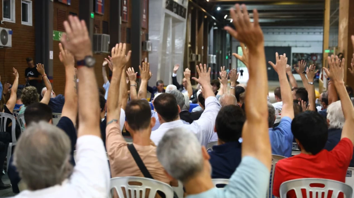 La Asamblea de Socios estableció una CD transitoria (Foto: X@SanLorenzo).