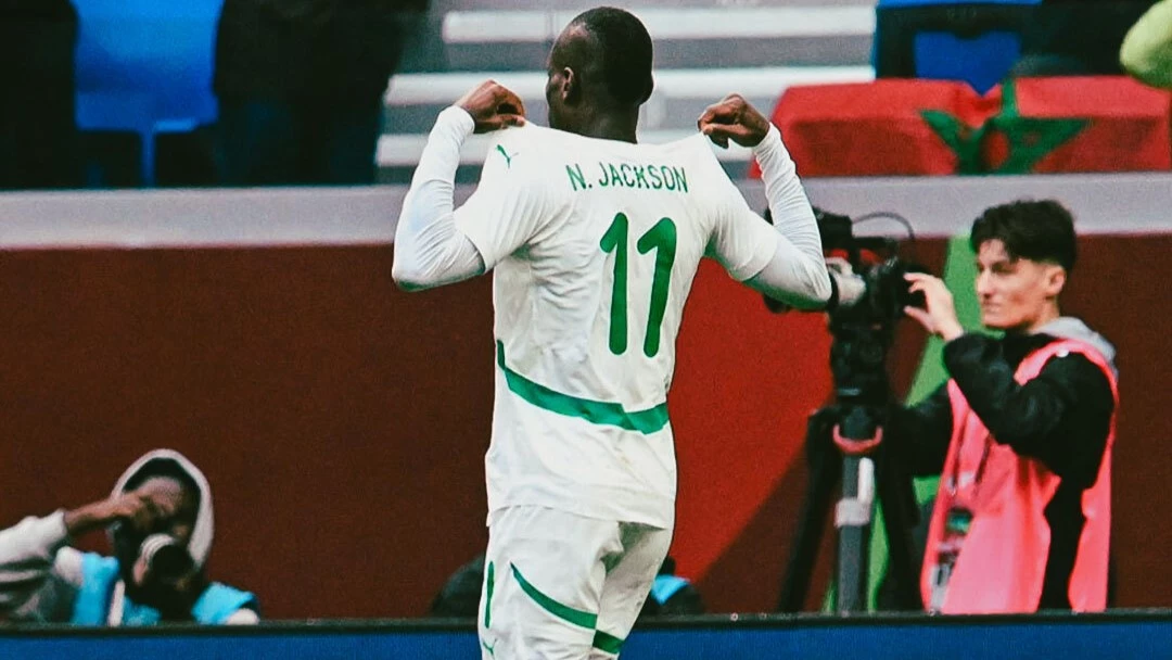 Foto:@CAF_Online. Jackson marcó dos goles en la victoria de Senegal