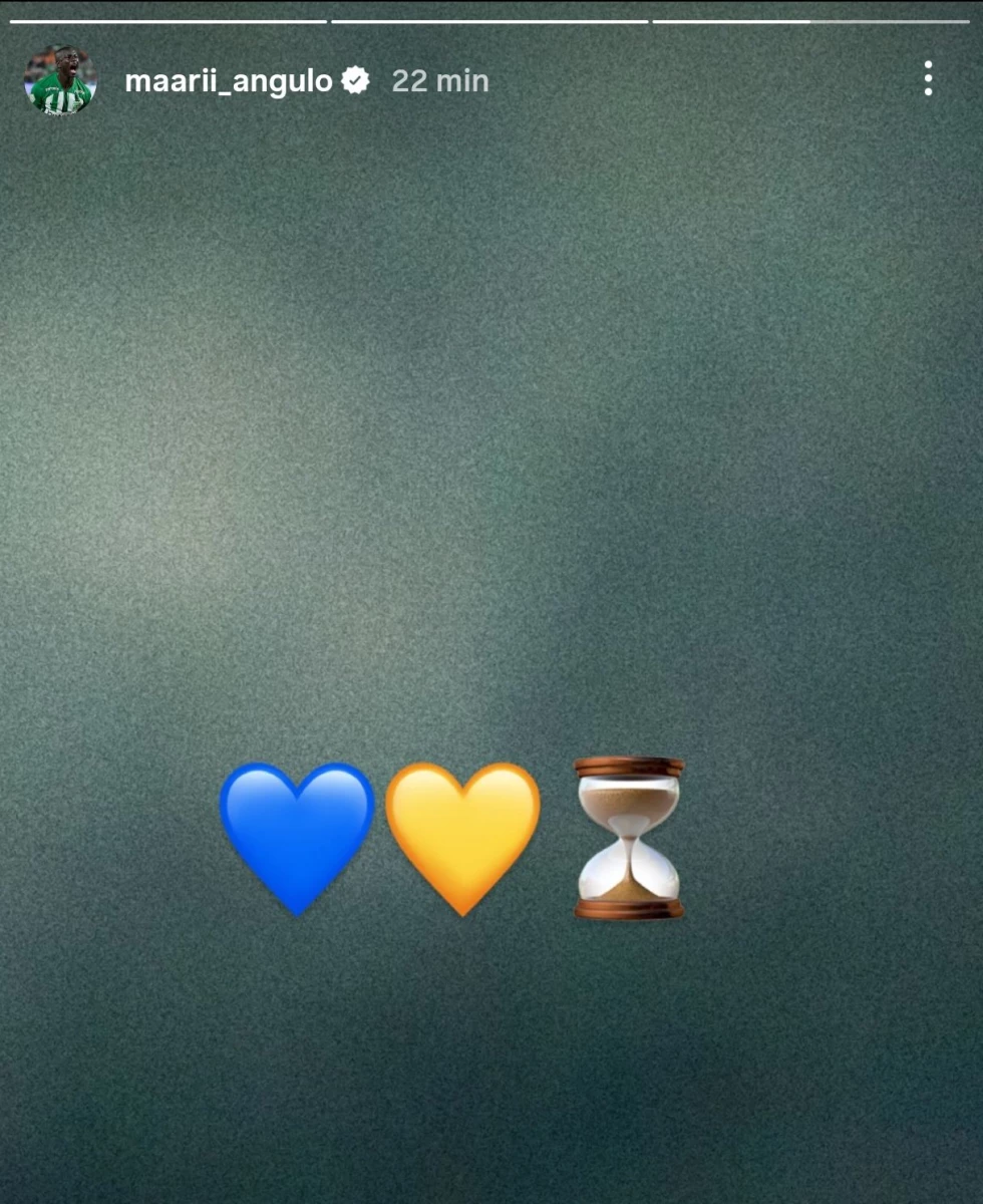 La historia de Hinestroza en su cuenta de Instagram.