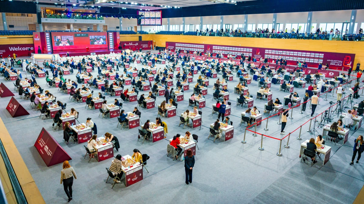 El Mundial de Rápidas FIDE en Doha.