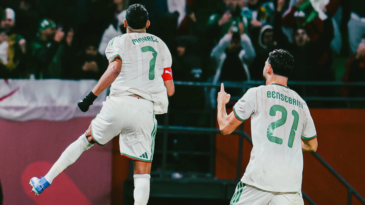 Riyad Mahrez anotó el gol de la victoria de Argelia, que suma 17 partidos invicto | FotoX@CAF_Online