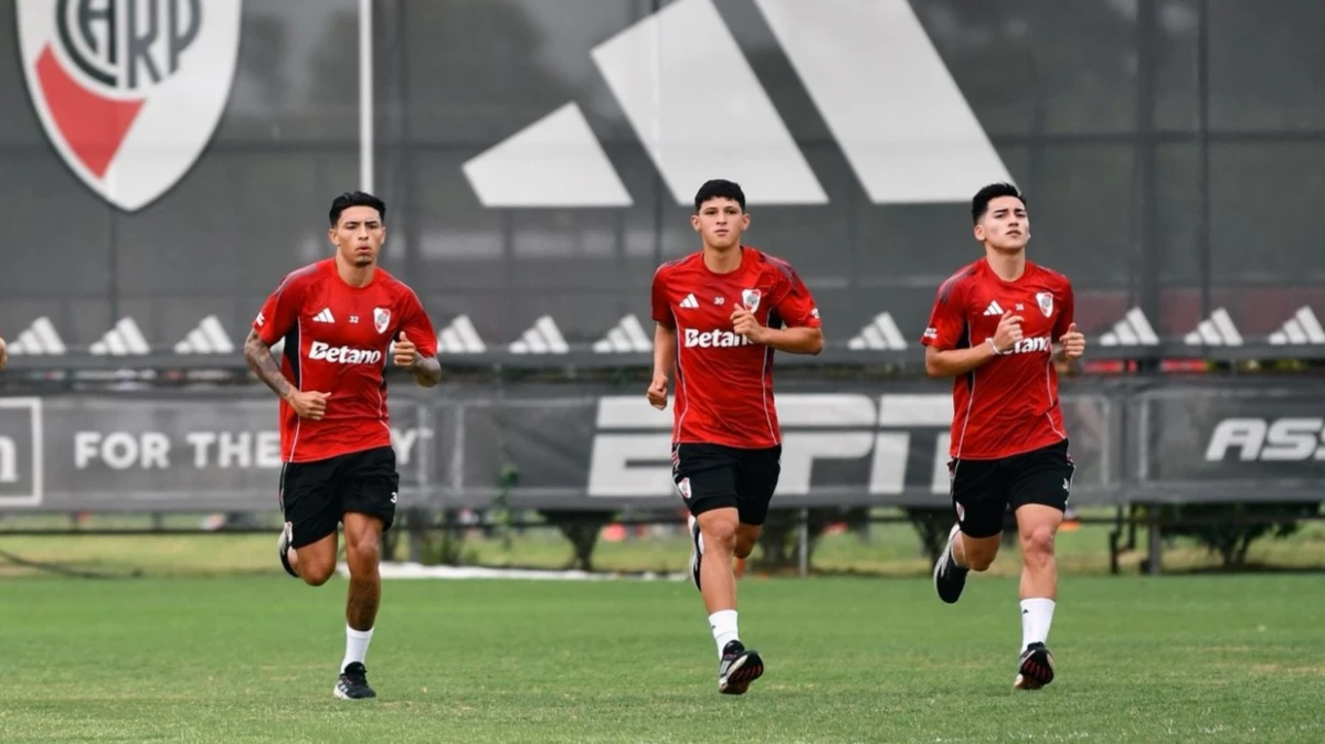 Foto: River Plate. Ruberto, Jaime y Subiabre corren de atrás para ganarse un lugar pero van primeros en ilusiones