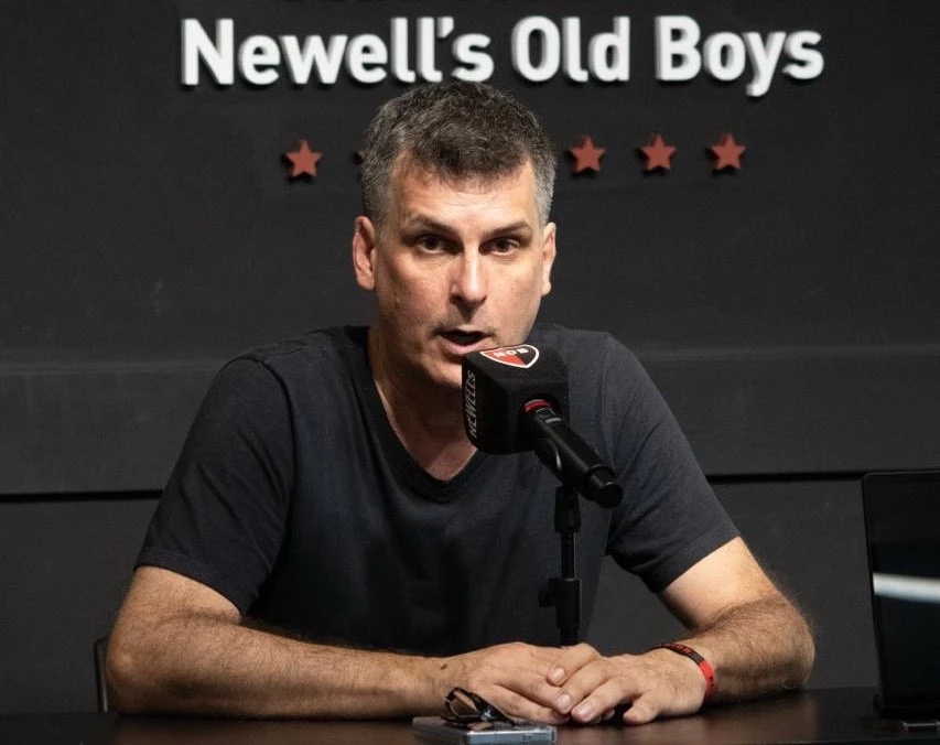 Foto:@Newells. El presidente Ignacio Boero fue crudo y adelantó que la entidad rosarina debe casi “35 millones de dólares”