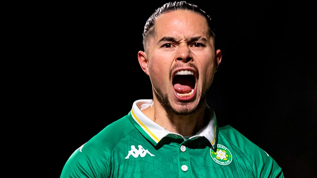 Leonardo Salguero, goleador en Colegiales, ahora rompe redes en Andorra.